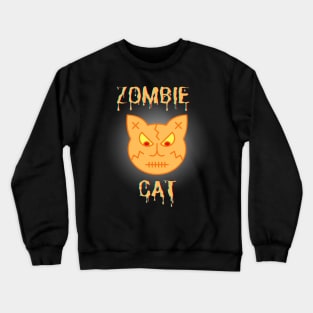 Zombie Cat Crewneck Sweatshirt